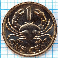 Сейшельские Острова, 1 цент 2012 год.
