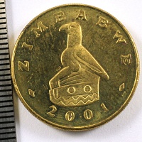 Зимбабве, 2 доллара 2001 год.