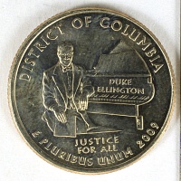 США, 25 центов. Округ Колумбия 2009 год.