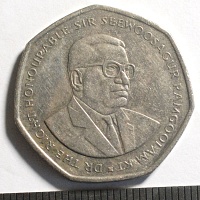 Маврикий, 10 рупий, 2000 год.