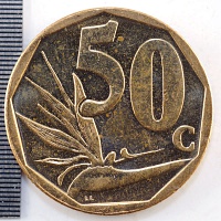 Южная Африка, 50 центов 2008 год.