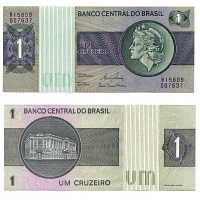 Бразилия, 1 крузейро 1972 год.