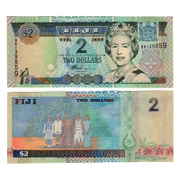 Фиджи, 2 доллара  2002 год.
