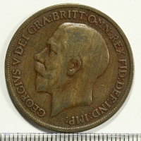 Англия, 1 пенни, 1920 год.
